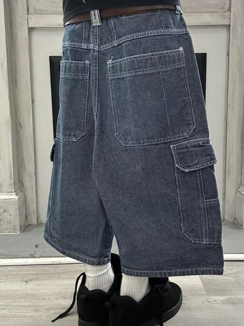 Culture Brand Y2K Baggy Jean Shorts